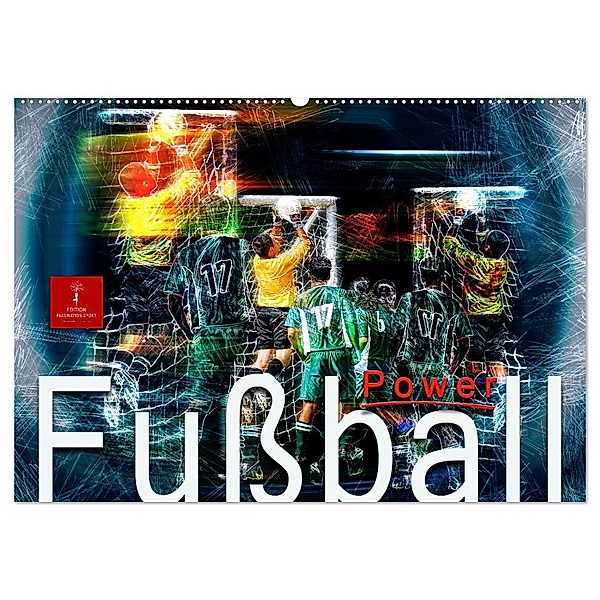 Fussball Power (Wandkalender 2025 DIN A2 quer), CALVENDO Monatskalender, Calvendo, Peter Roder