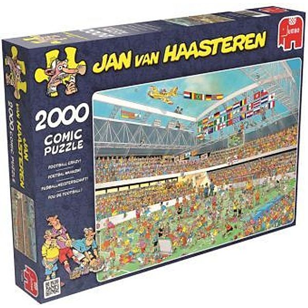 Fußballmeisterschaft (Puzzle), 2000 Teile, Jan Van Haasteren