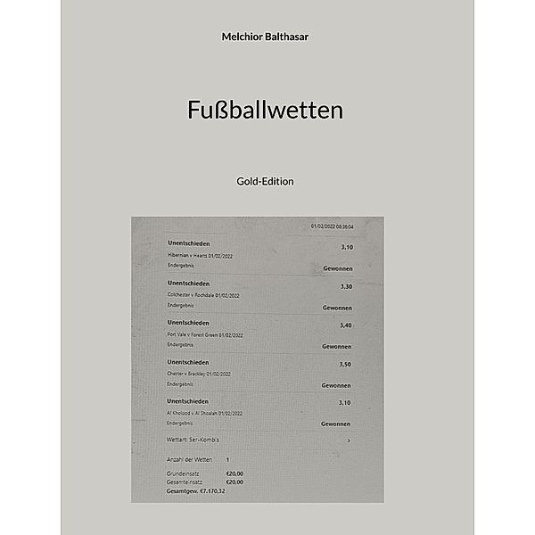 Fußballwetten, Melchior Balthasar