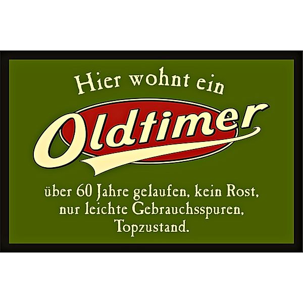 Fussmatte Oldtimer 60 Jahre