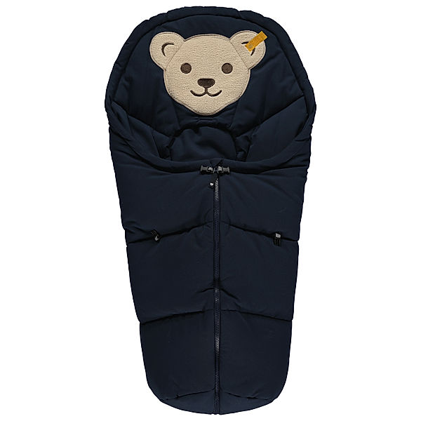 Steiff Fusssack CUDDLING BEAR in navy