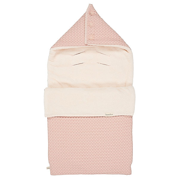 Koeka Fußsack OSLO (40x90) für Babyschale in shadow pink