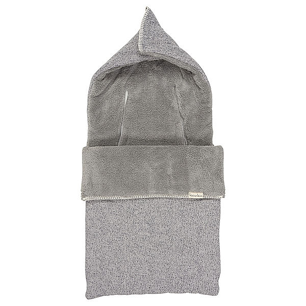 Koeka Fusssack VIGO TEDDY (45x90) für Babyschale meliert in sparkle grey