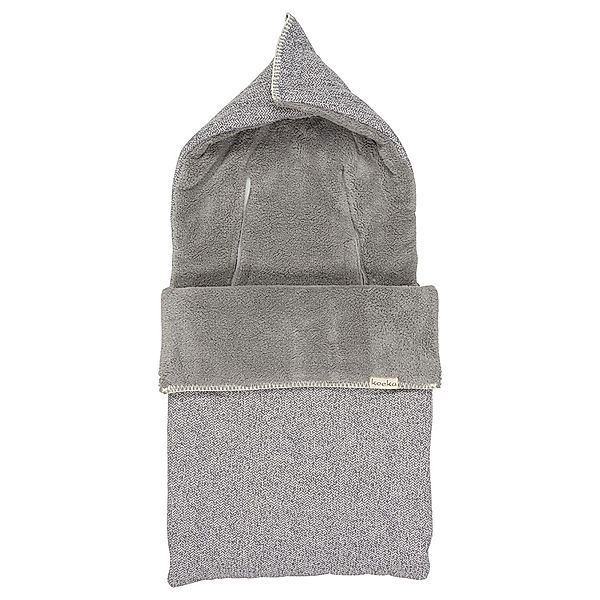 Koeka Fußsack VIGO TEDDY (45x90) für Babyschale meliert in sparkle grey