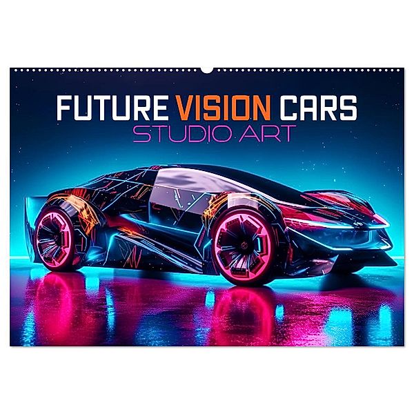 Future Vision Cars-Studio Art (Wandkalender 2025 DIN A2 quer), CALVENDO Monatskalender, Calvendo, Monika Altenburger