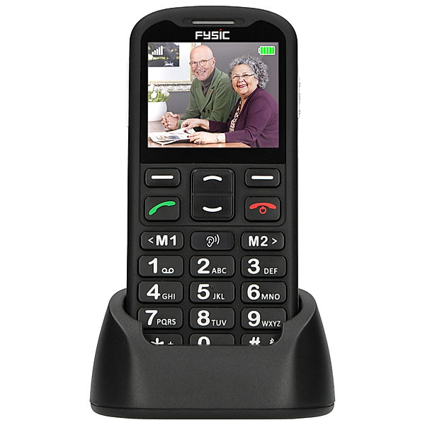 Fysic Benutzerfreundliches Handy für Senioren mit Notruftaste F10