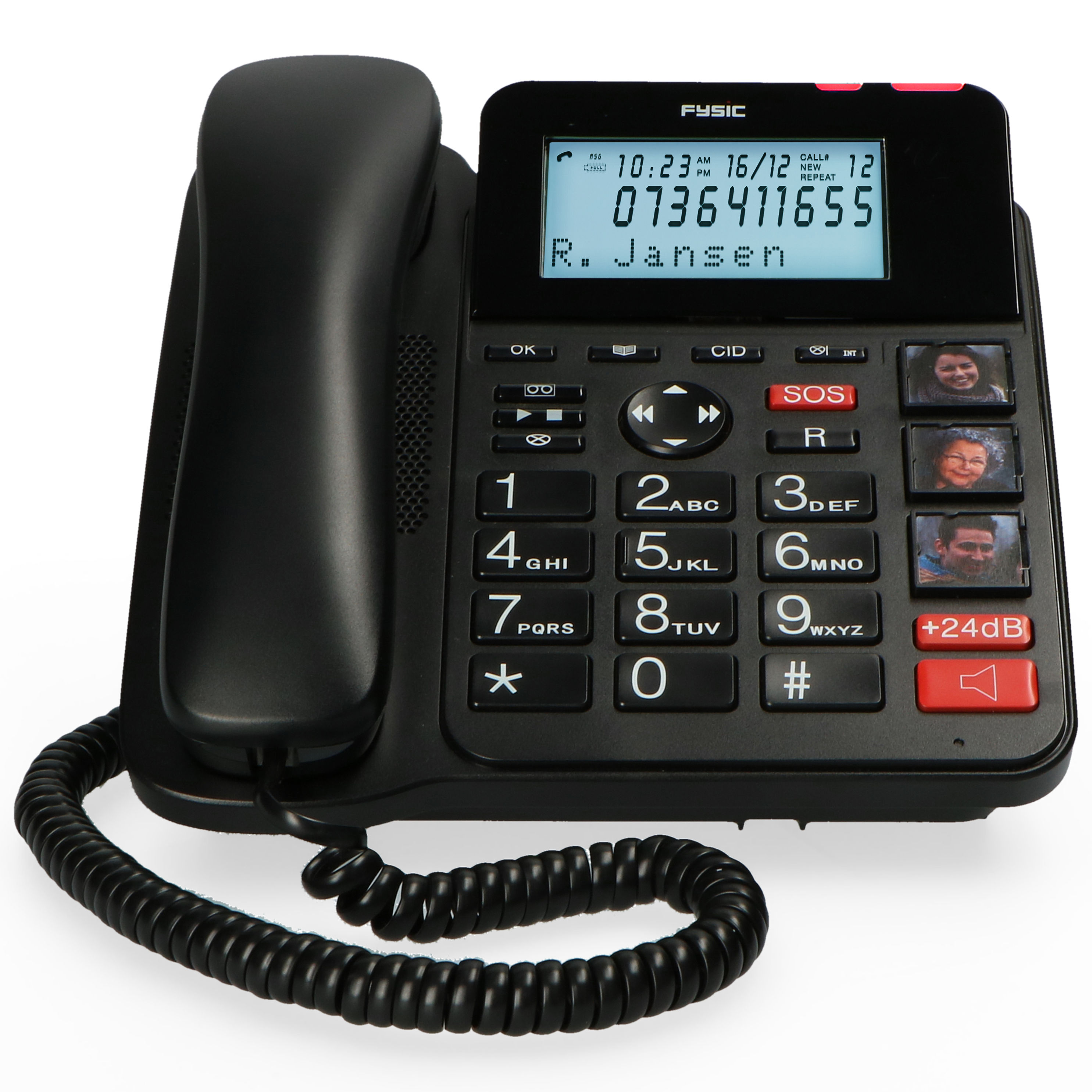 Fysic DECT Telefon mit Schnur u. Anrufbeantworter für Senioren FX-8025 |  Weltbild.de