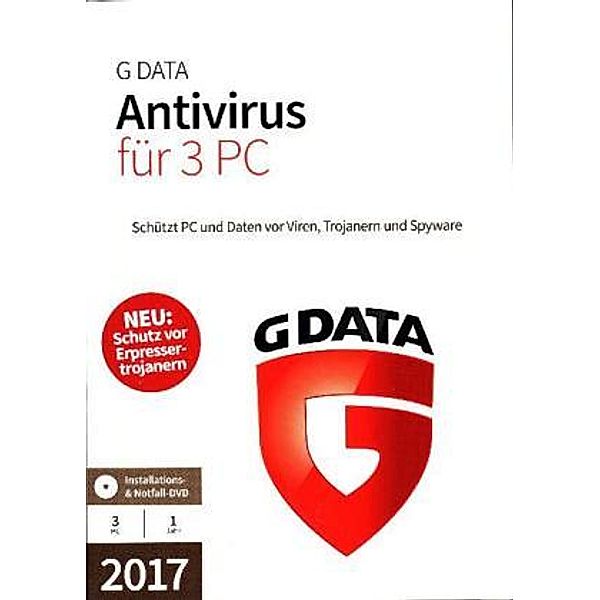 G Data Antivirus 17.5 3pc