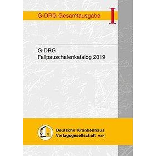 G-DRG Fallpauschalenkatalog 2019