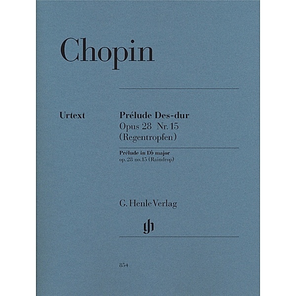 G. Henle Urtext-Ausgabe / Chopin, Frédéric - Prélude Des-dur op. 28 Nr. 15 (Regentropfen), Frédéric - Prélude Des-dur op. 28 Nr. 15 (Regentropfen) Chopin