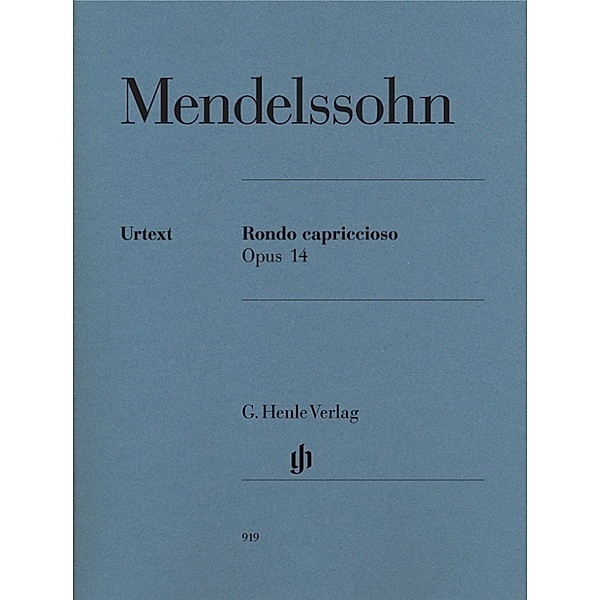 G. Henle Urtext-Ausgabe / Felix Mendelssohn Bartholdy - Rondo capriccioso op. 14, Felix Mendelssohn Bartholdy - Rondo capriccioso op. 14