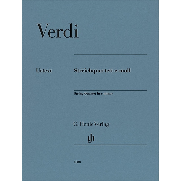 G. Henle Urtext-Ausgabe / Giuseppe Verdi - Streichquartett e-moll