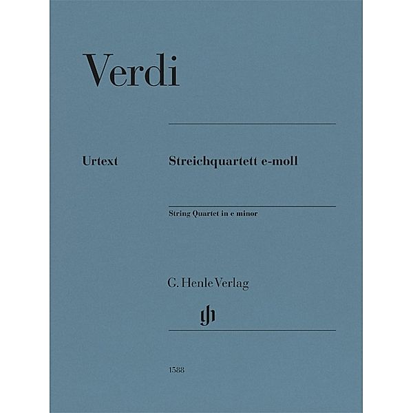 G. Henle Urtext-Ausgabe / Giuseppe Verdi - Streichquartett e-moll