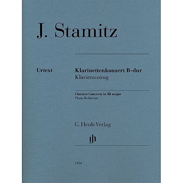 G. Henle Urtext-Ausgabe / Johann Stamitz - Klarinettenkonzert B-dur, Johann Stamitz