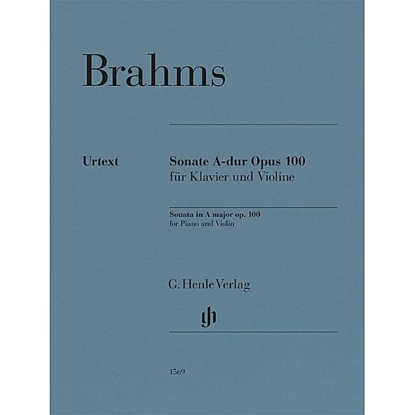 G. Henle Urtext-Ausgabe / Johannes Brahms - Violinsonate A-dur op. 100