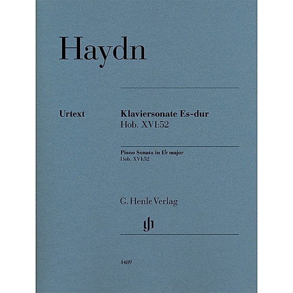 G. Henle Urtext-Ausgabe / Joseph Haydn - Klaviersonate Es-dur Hob. XVI:52, Joseph Haydn
