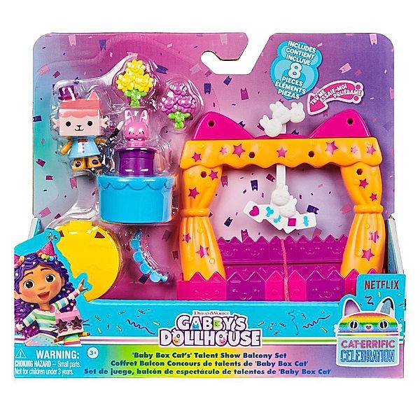 Amigo Verlag, Spin Master Gabby's Dollhouse Balcony Decoration - Baby Box