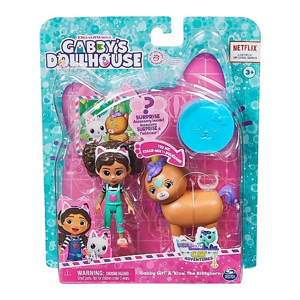 Amigo Verlag, Spin Master Gabby's Dollhouse Cat-tivity Pack - Kittycorn Pferd