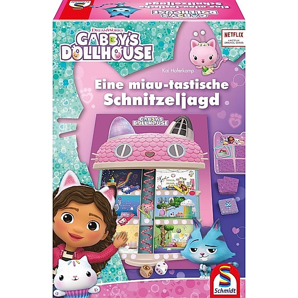 SCHMIDT SPIELE Gabby's Dollhouse, Eine miau-tastische Schnitzeljagd