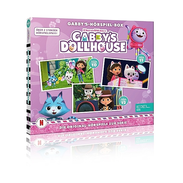 Gabby's Dollhouse - Hörspiel-Box,3 Audio-CD, Gabby'S Dollhouse
