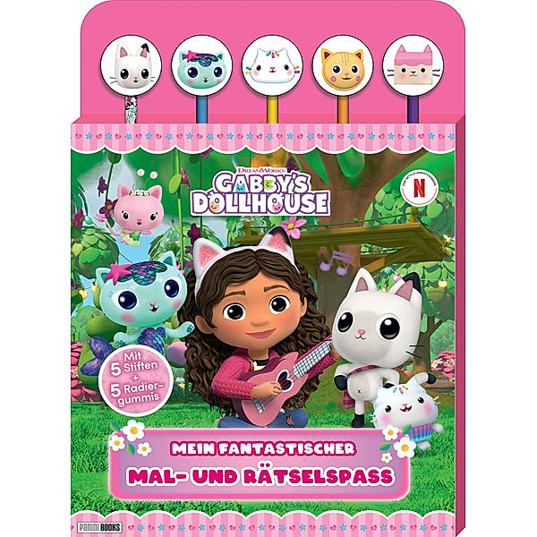 Gabby's Dollhouse: Mein fantastischer Mal- und Rätselspaß, Panini