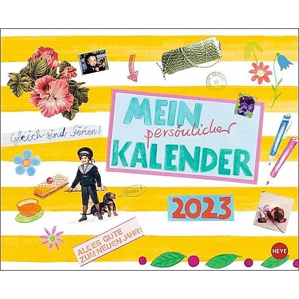 Gabi Kohwagner: Mein persönlicher Kalender 2023. Detailreich illustrierter Kalender zum Aufhängen mit viel Platz für Org, Gabi Kohwanger