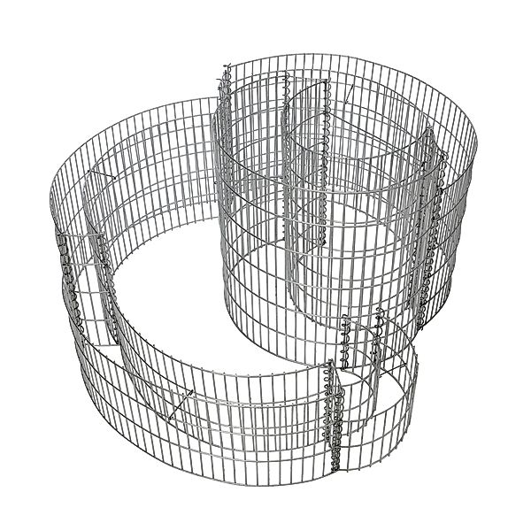 Gabionen Kräuterspirale 110 x 90 cm