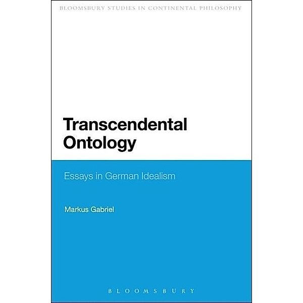 Gabriel, M: Transcendental Ontology, Markus Gabriel