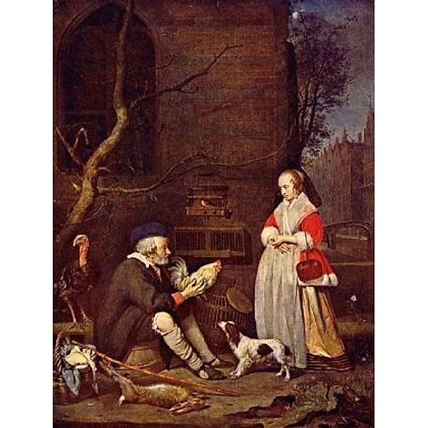 Gabriel Metsu - Geflügelverkäufer - 1.000 Teile (Puzzle)