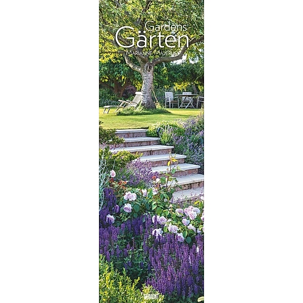 Gärten 2025 - Foto-Kalender - Wand-Kalender - King-Size - 34x98