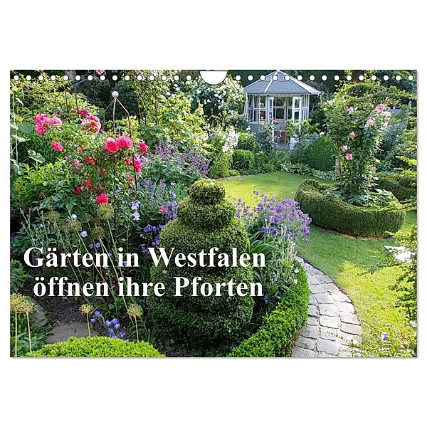 Gärten in Westfalen öffnen ihre Pforten (Wandkalender 2024 DIN A4 quer), CALVENDO Monatskalender, Winfried Rusch - www.w-rusch.de