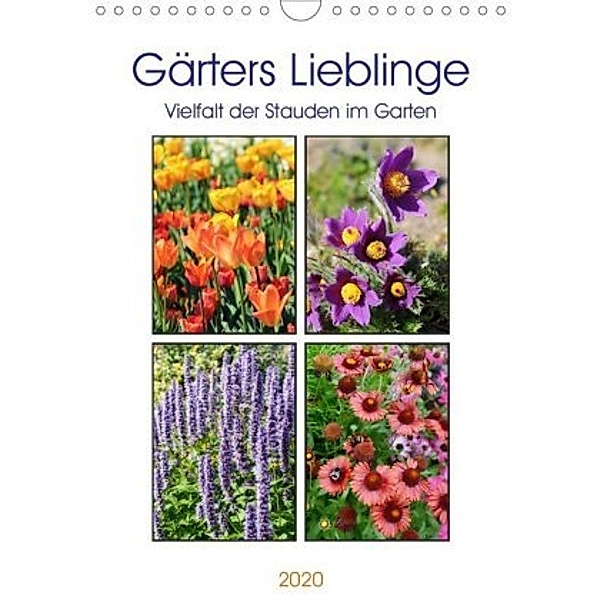 Gärtners Lieblinge - Vielfalt der Stauden im Garten (Wandkalender 2020 DIN A4 hoch), Anja Frost