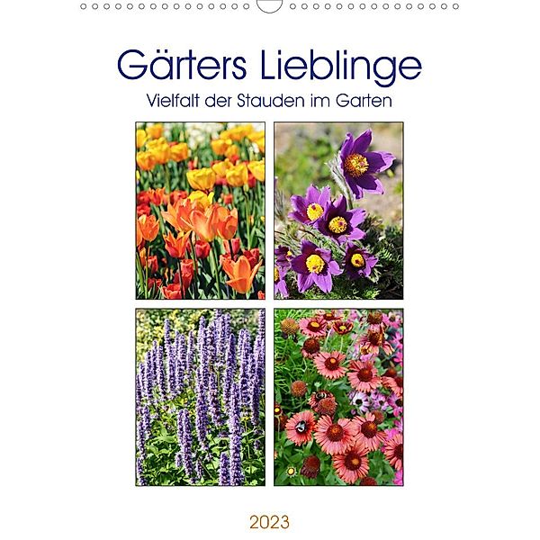 Gärtners Lieblinge - Vielfalt der Stauden im Garten (Wandkalender 2023 DIN A3 hoch), Anja Frost