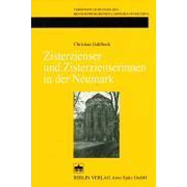 Gahlbeck, C: Zisterzienser und Zisterzienserinnen in der Neu, Christian Gahlbeck