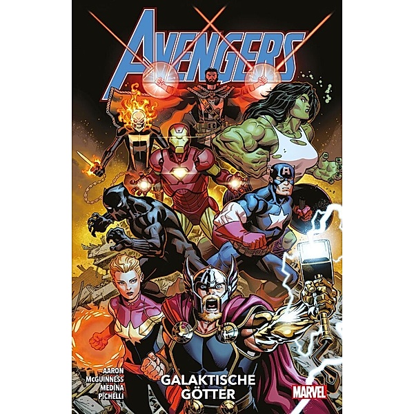 Galaktische Götter / Avengers - Neustart Bd.1, Jason Aaron, Ed McGuinness, Paco Medina, Sara Pichelli
