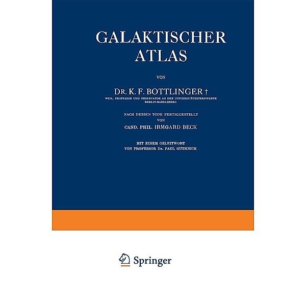 Galaktischer Atlas, K. F. Bottlinger, Irmgard Beck, Paul Guthnick