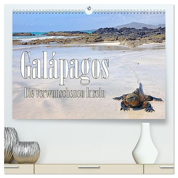 Galápagos - Die verwunschenen Inseln (hochwertiger Premium Wandkalender 2024 DIN A2 quer), Kunstdruck in Hochglanz, Stefan Schütter