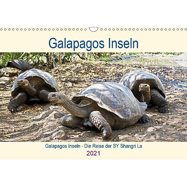 Galapagos Inseln - Die Reise der SY Shangri La (Wandkalender 2021 DIN A3 quer), Christine Friedrich