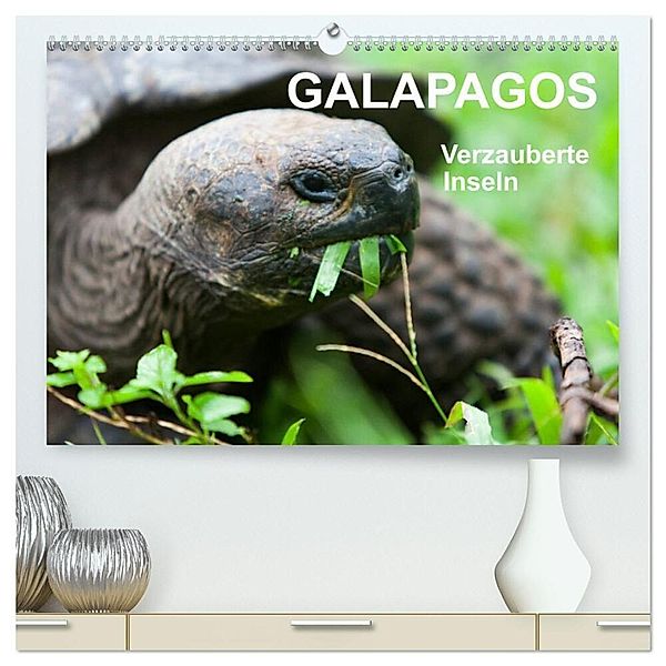 Galapagos. Verzauberte Inseln (hochwertiger Premium Wandkalender 2024 DIN A2 quer), Kunstdruck in Hochglanz, Sabine Reuke