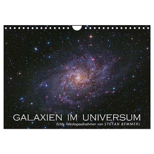 Galaxien im Universum (Wandkalender 2024 DIN A4 quer), CALVENDO Monatskalender, Calvendo, Stefan Bemmerl