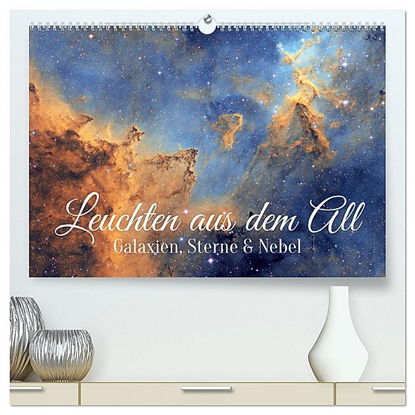 Galaxien, Sterne und Nebel: Leuchten aus dem All (hochwertiger Premium Wandkalender 2025 DIN A2 quer), Kunstdruck in Hochglanz, Calvendo
