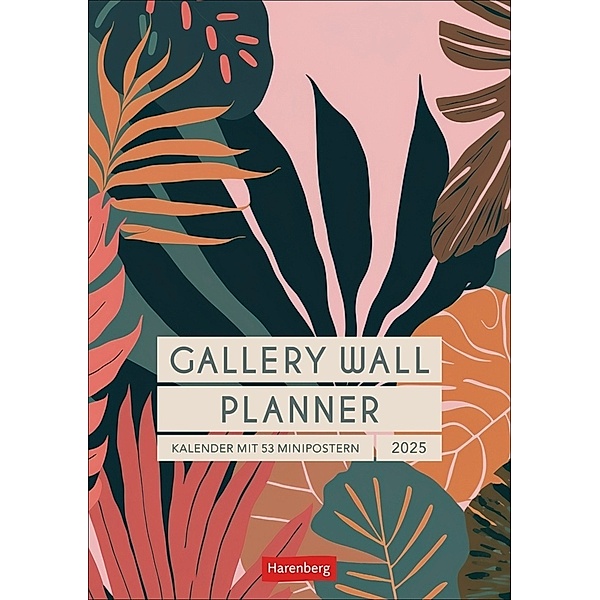 Gallery Wall Planner Wochenplaner 2025 - Kalender mit 53 Minipostern