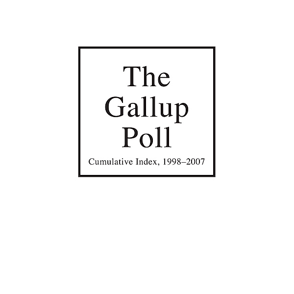Gallup Polls Annual (rl): The Gallup Poll Cumulative Index, Alec Gallup
