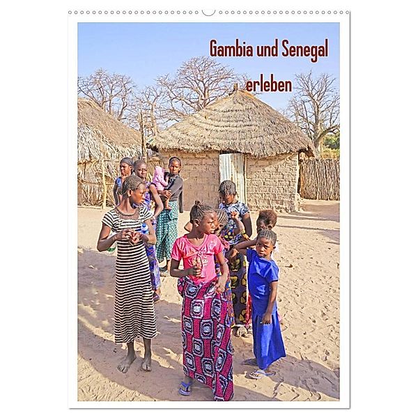 Gambia und Senegal erleben (Wandkalender 2024 DIN A2 hoch), CALVENDO Monatskalender, Beate Bussenius