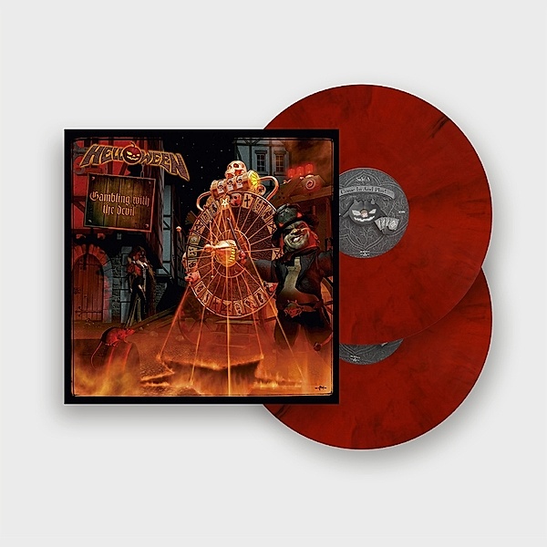 Gambling With The Devil(Red Opaque/Orange/Black Ma (Vinyl), Helloween