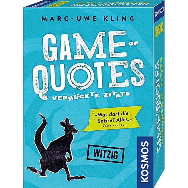 Kosmos Spiele Game of Quotes - Verrückte Zitate (Spiel), Marc-Uwe Kling