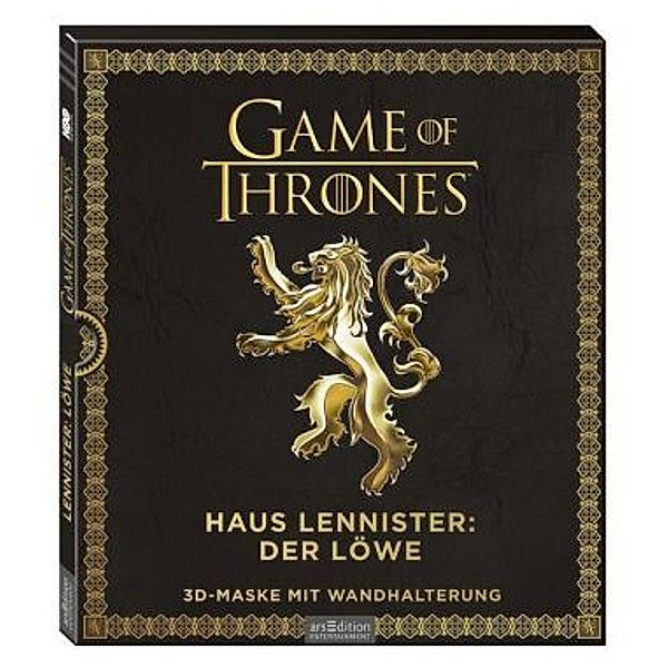 Game of Thrones - Haus Lennister: Löwe, 3D-Maske mit Wandhalterung