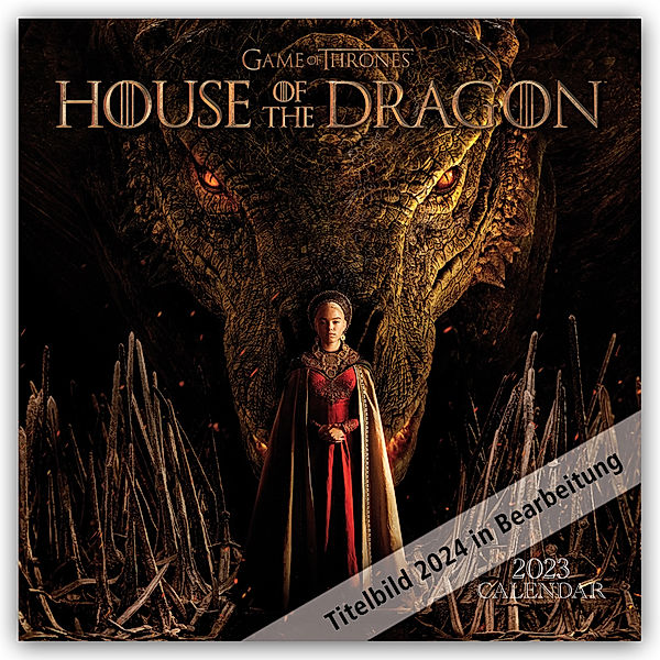 Game of Thrones - House of the Dragon - Offizieller Kalender 2024, Danilo Promotion Ltd