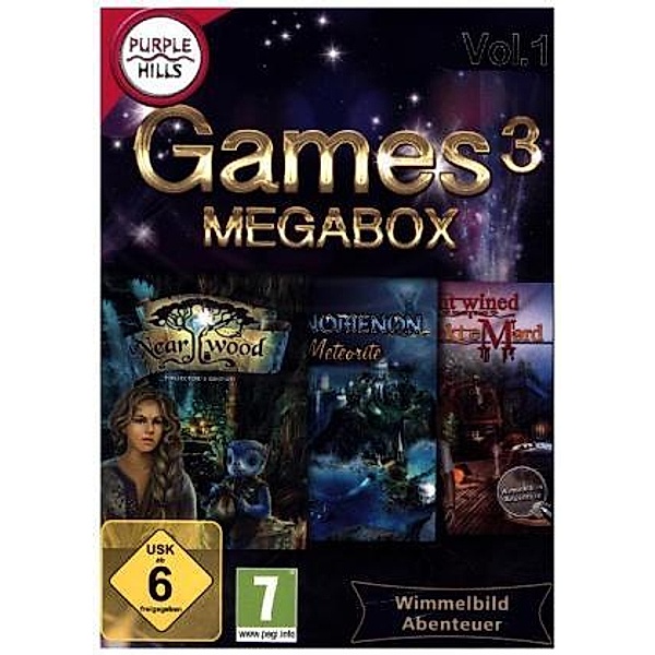 Games3 - Mega Box, 1 DVD-ROM + 2 CD-ROMs