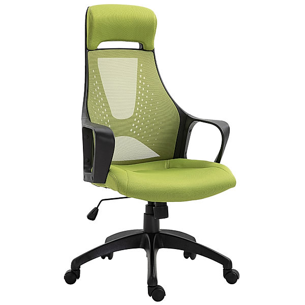 Gaming-Sessel mit Wippfunktion (Farbe: grün)